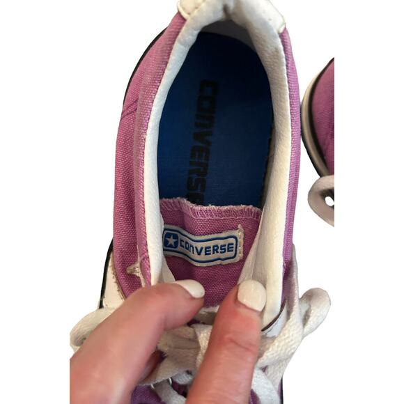 Converse Star Player OX Purple White Low Top Shoes Mens Size 4.5 Sneaker 128651F - Picture 4 of 15